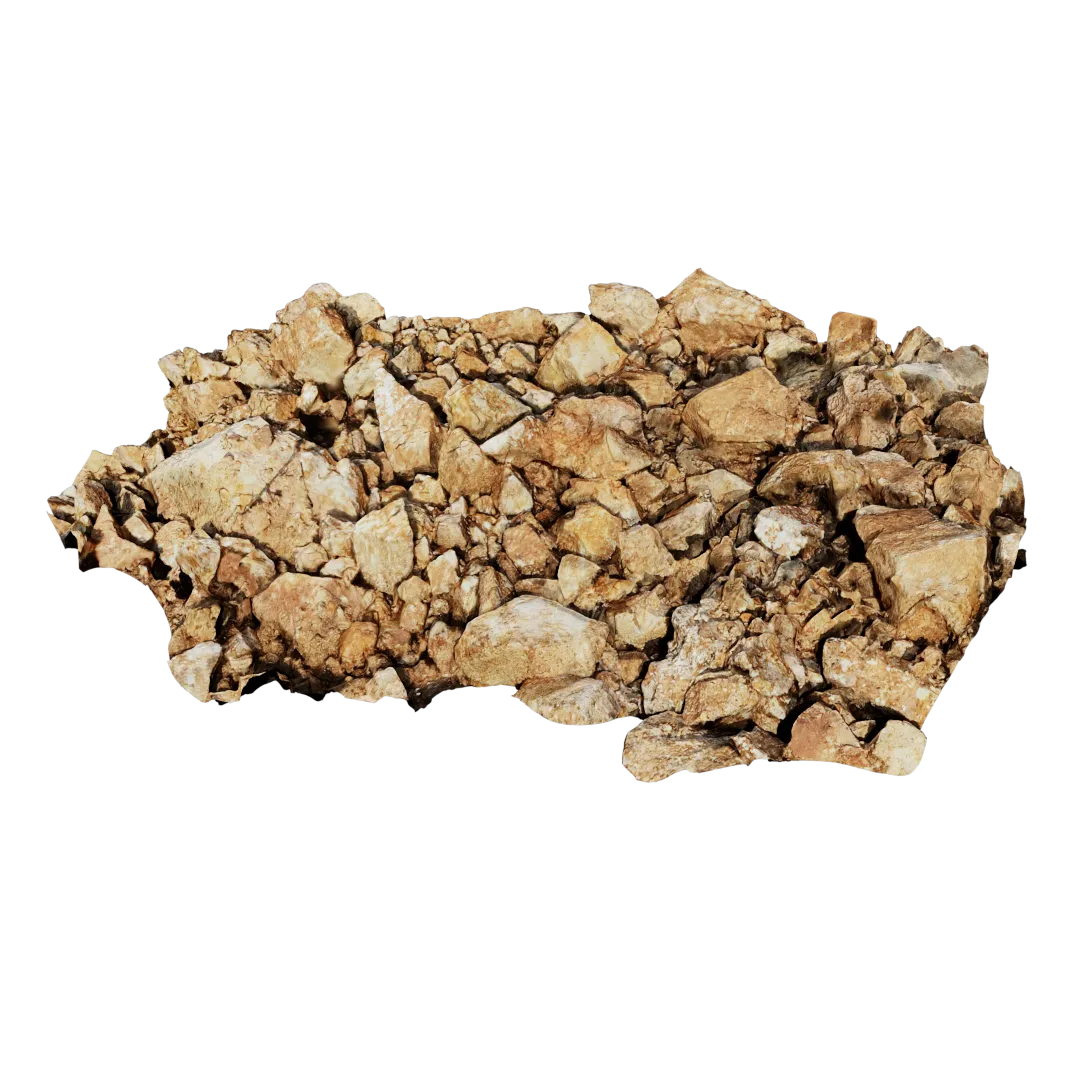 Ground Stone 3D Model