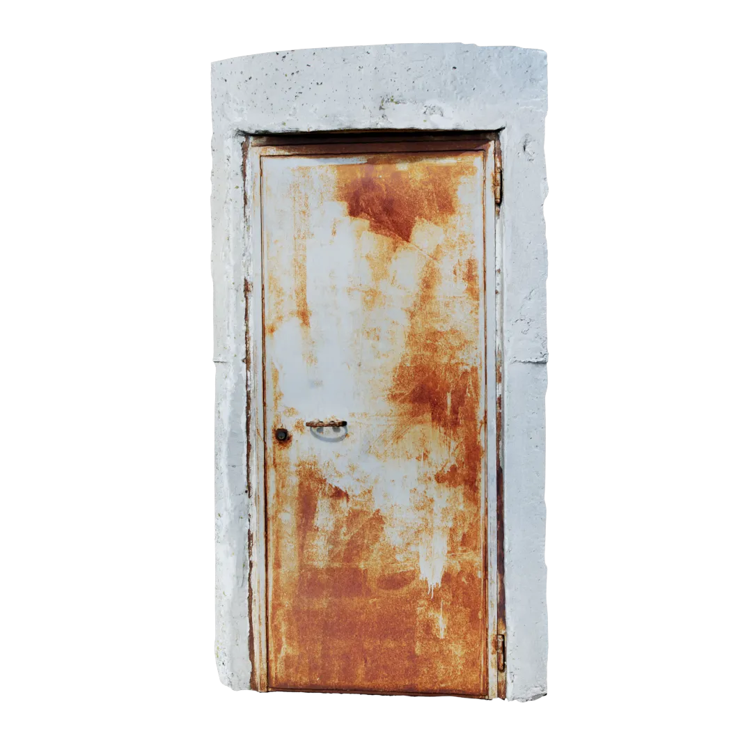 Modular Building Door 3D Model